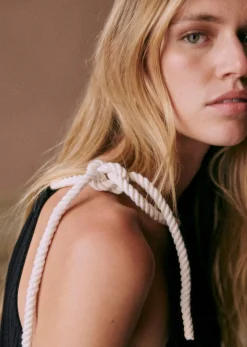 Sale Sezane Top Jill Schwarz