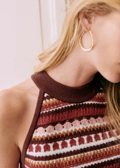 Sezane Top Lior Mehrfarbig