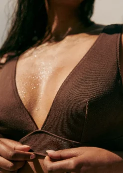 Discount Sezane Triangel-Bikinioberteil Plage Secrète - Sézane X Ysé Braun