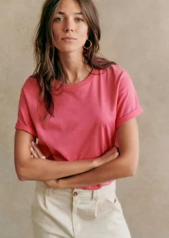 Hot Sezane T-Shirt Conrad – Rosa Schöpfung Rosa Bubble