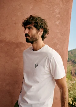 Best Sezane T-Shirt Montgolfière Weiß