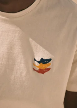 Online Sezane T-Shirt Pantelleria Ecru