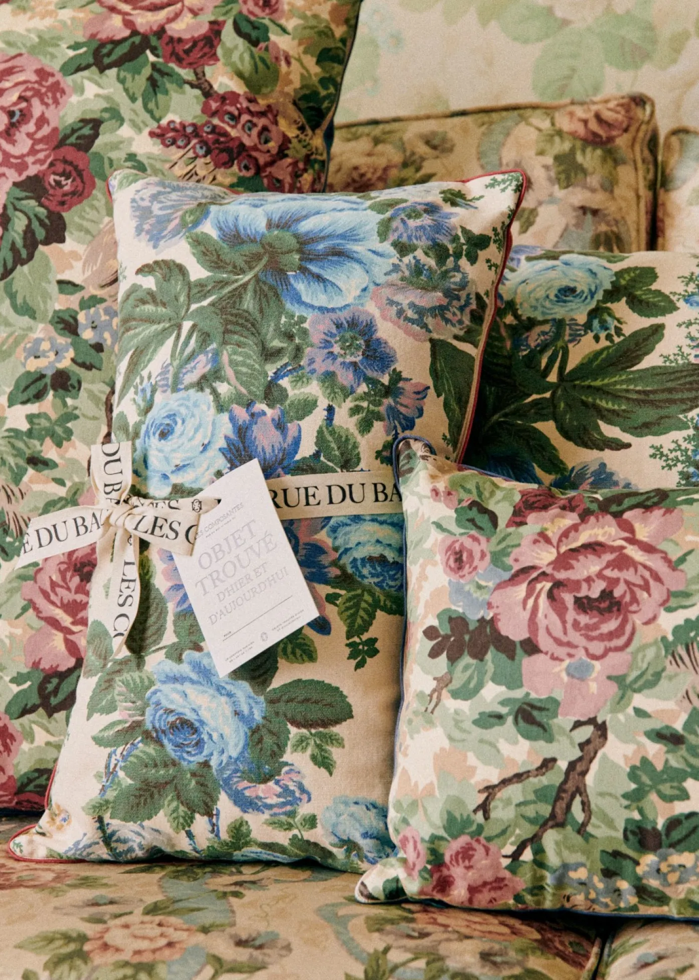 New Sezane Vintage-Kissen – Kleines Modell