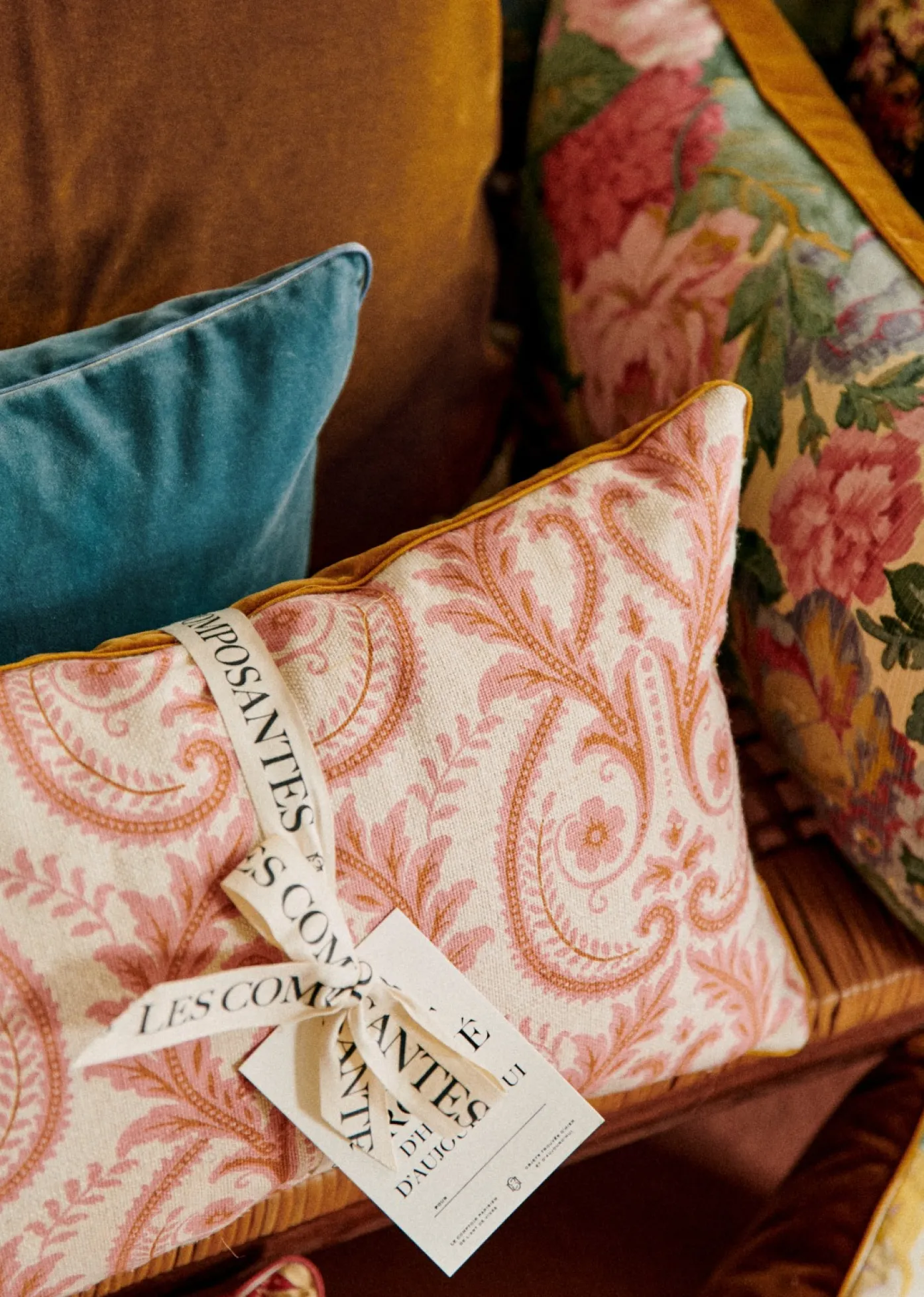 Online Sezane Vintage-Kissen – Kleines Modell