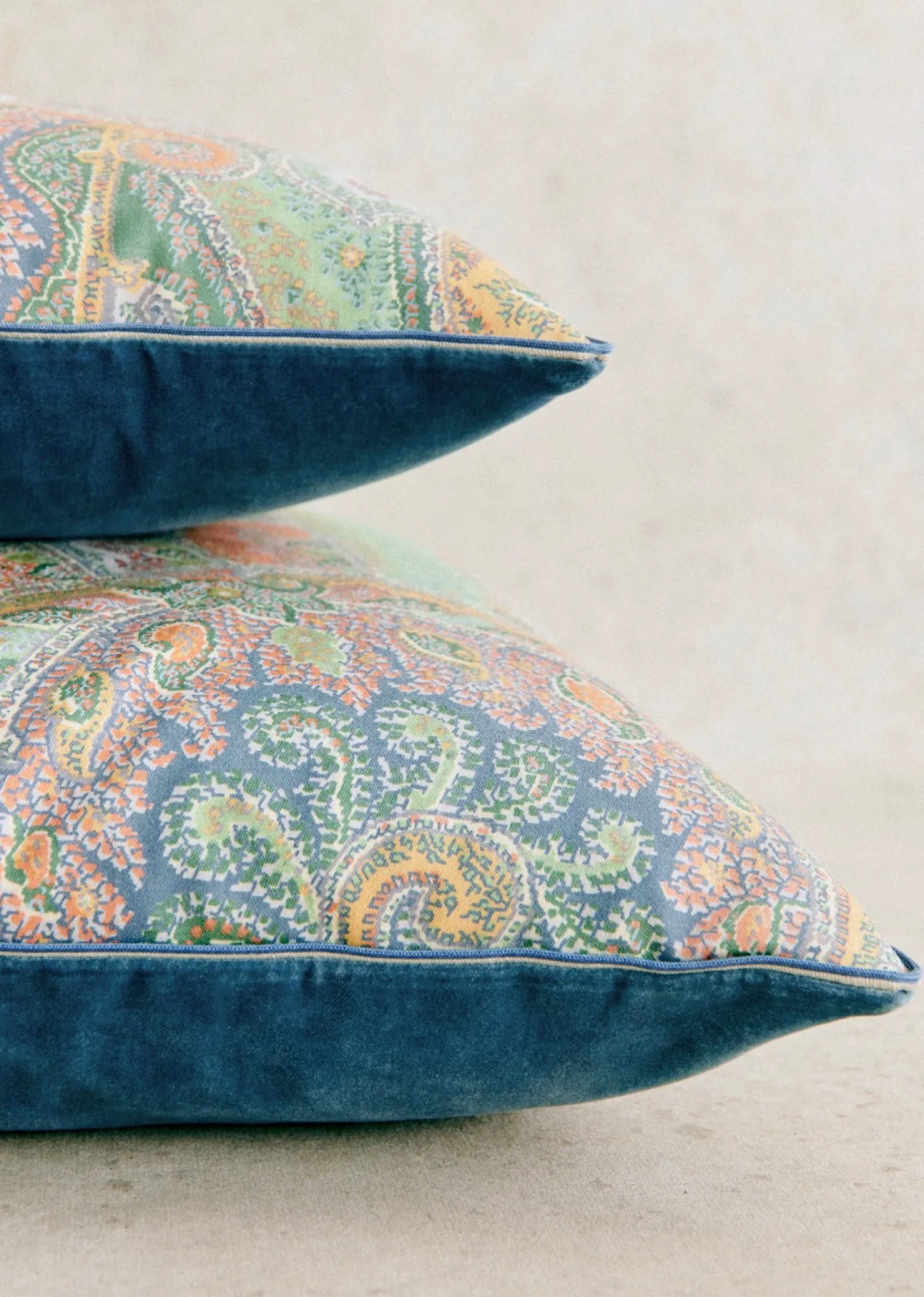 Clearance Sezane Vintage-Kissen – Sehr Großes Modell