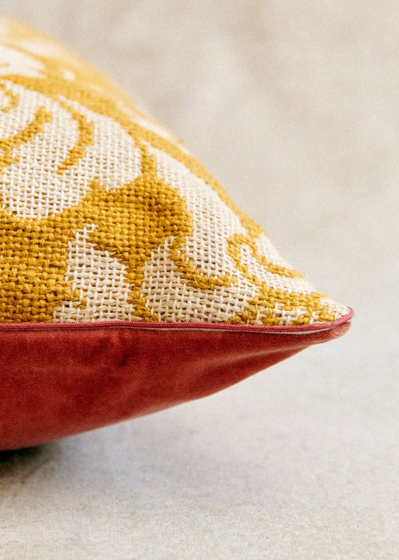 Clearance Sezane Vintage-Kissen – Sehr Großes Modell