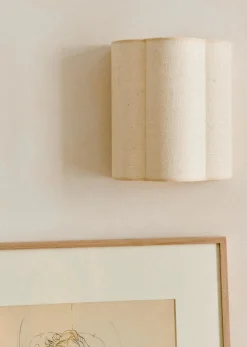 Best Sezane Wandleuchte Boléro - Großes Modell Jute ecrufarben