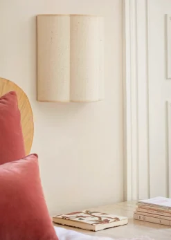 Best Sezane Wandleuchte Boléro - Großes Modell Jute ecrufarben