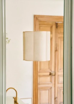 Best Sezane Wandleuchte Boléro - Großes Modell Jute ecrufarben