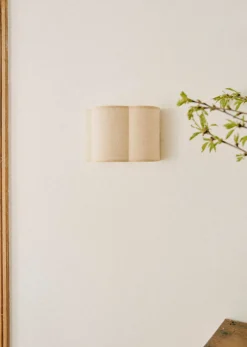 New Sezane Wandleuchte Boléro - Kleines Modell Jute ecrufarben