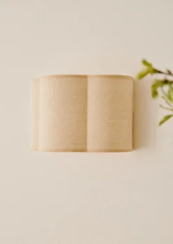 New Sezane Wandleuchte Boléro - Kleines Modell Jute ecrufarben